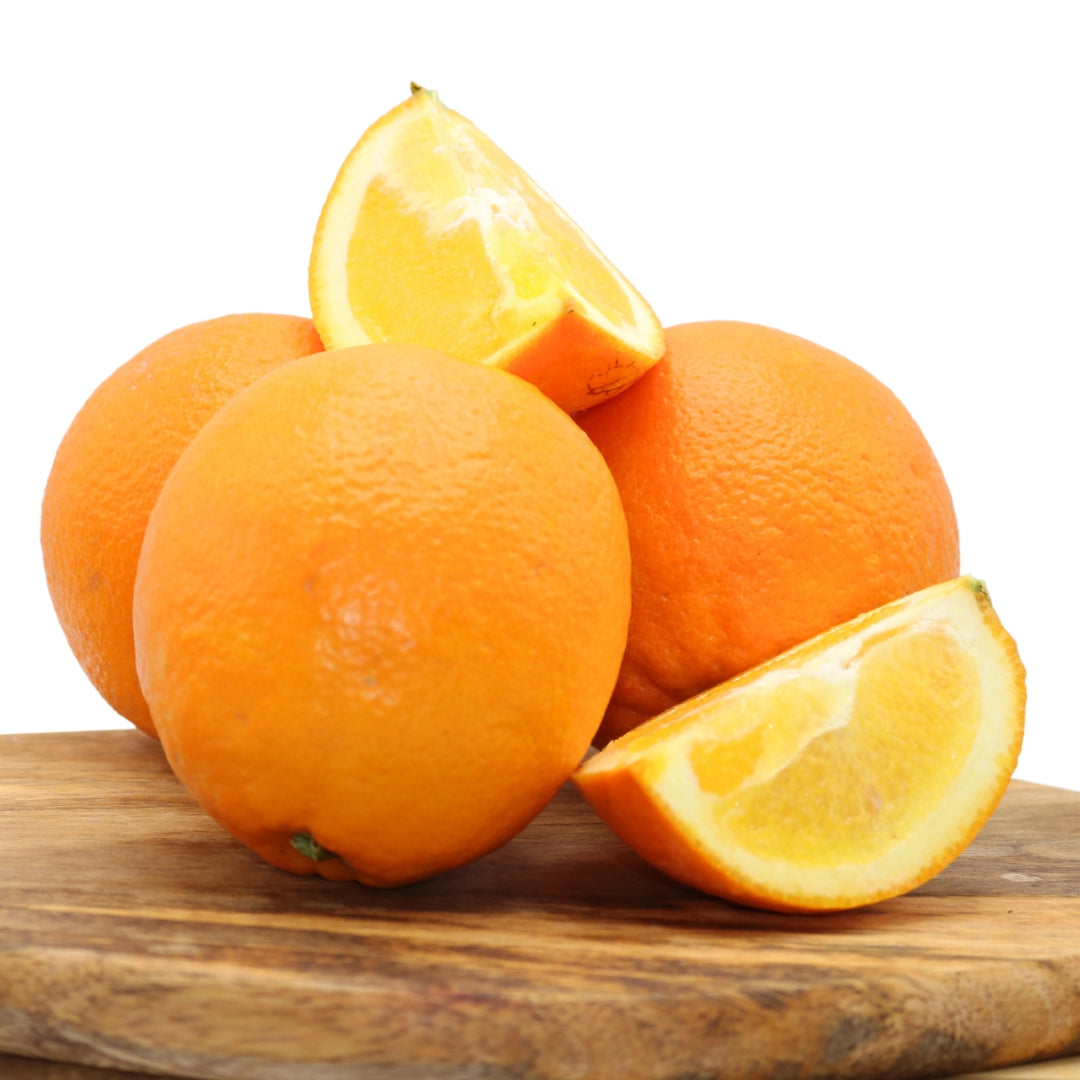 Frische Algarve Orangen – unbehandelt, direkt vom Bauernhof, sonnenverwöhnt und natürlich süß. Perfekt für Saft oder Snacks
