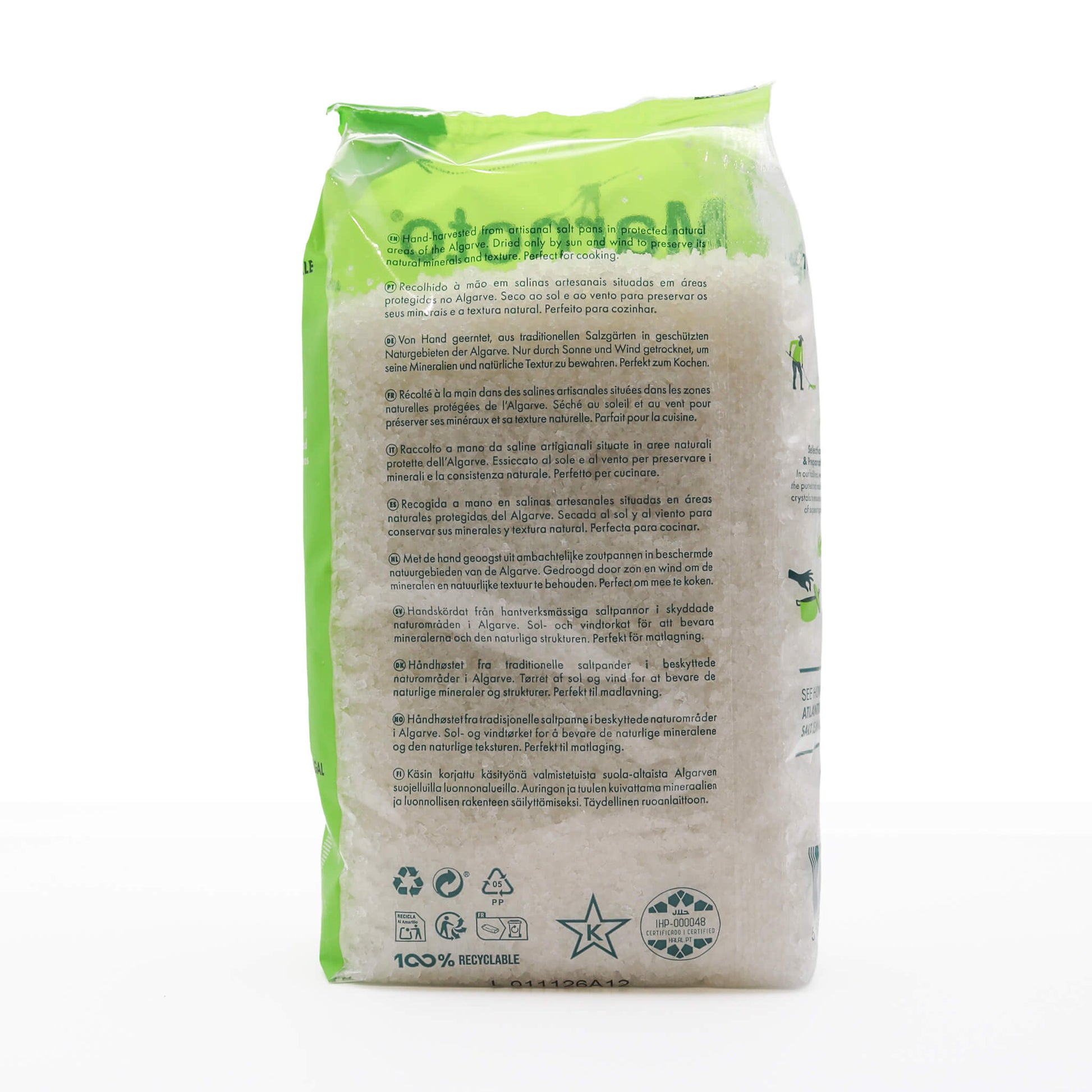 back of salt packaging 