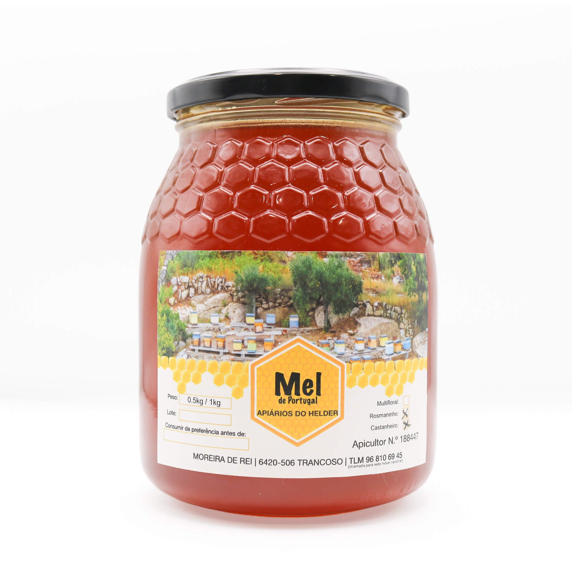 large raw honey 1 kg