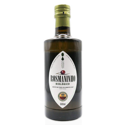 Rosmaninho Olive oil with white background