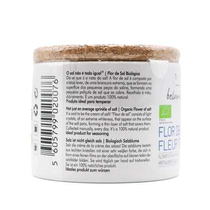 necton flor de sal container with cork lid